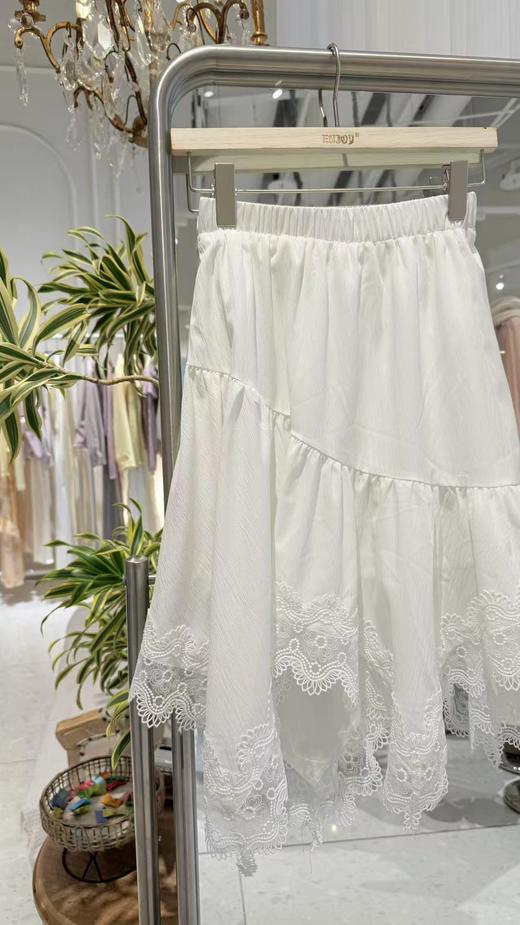 【门店同款】ENJOY夏季不规则蕾丝边半裙 162343698 商品图1