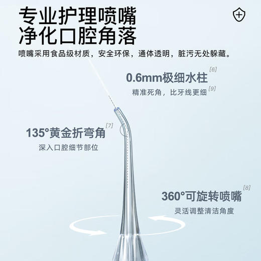 舒客 H3家用便携电动冲牙器1机4喷嘴 SKh3 商品图2
