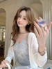 张心子【万人迷】春夏百搭神器蕾丝拼接吊带背心上衣 U2603017 商品缩略图7
