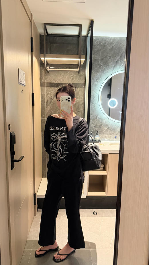 显瘦万搭基本功修腿大师直筒/微喇八分卫裤 商品图1