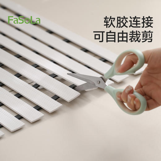 FaSoLa浴室防滑地垫家用洗澡淋浴脚垫子浴缸厕所门口防摔防滑垫 商品图7