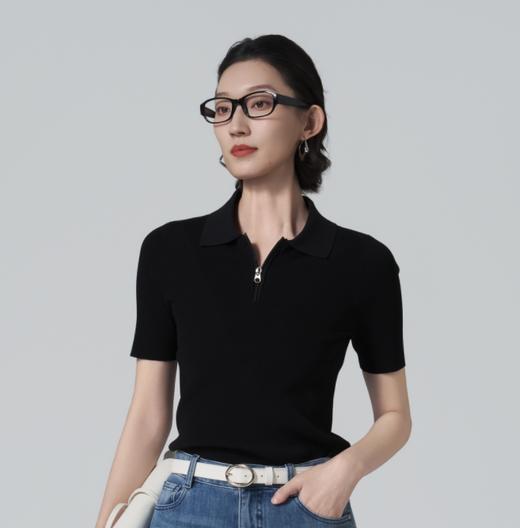 【商场同款】CNK6413 “ 显瘦POLO衫 ” 弹性适中 好穿显瘦 舒适透气 商品图0