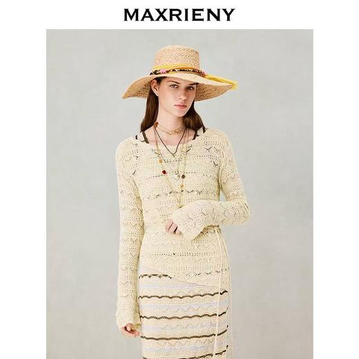 【春假专区】MAXRIENY  菱格镂空上衣MC80SW020 商品图0