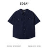 SDSA男装2026新款高贵轻奢极简风小众纯色短袖衬衫百搭时尚上衣 商品缩略图0