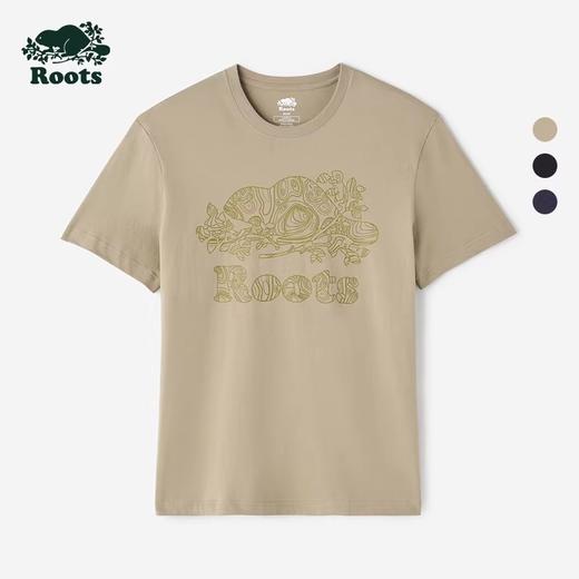 【2件9折】【ROOTS】男式休闲海狸短袖T恤 商品图5