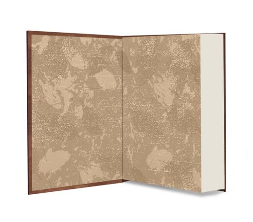 【限量真皮定制】【北岛亲签钤印】《青燈》黄棕色双色油蜡牛皮+欧式竹节装 商品图3