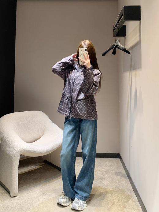 驴家 26Ss早春新款 老花印花连帽风衣外套（MM） 商品图8