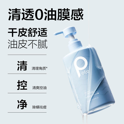 柏缇 海盐净透沐浴露505ml POTE-035 商品图1