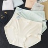 JHNY-5266#  【1条】透气莫莱尔内裤女纯色中腰女士三角裤头舒适5A抑菌底裆 商品缩略图0