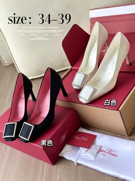 RV 最新trompette钻扣7cm高跟鞋