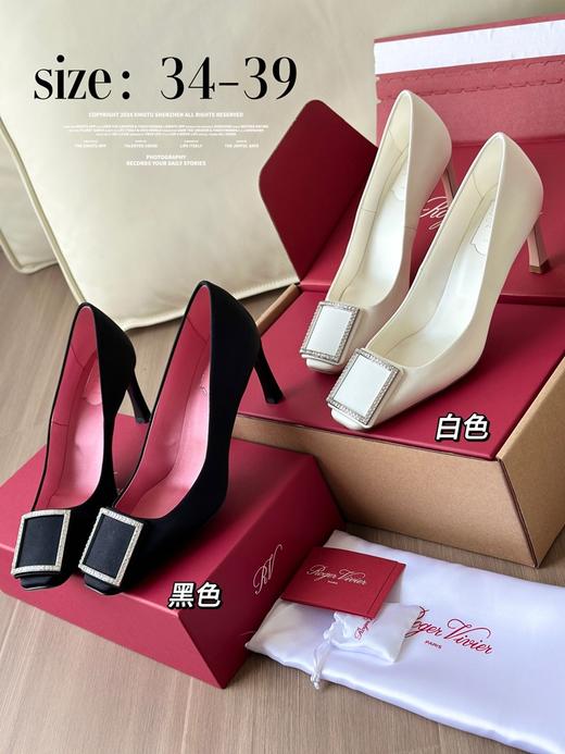 RV 最新trompette钻扣7cm高跟鞋 商品图0