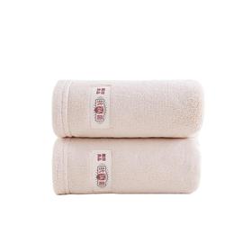 無印良品 7A抗菌强力吸水毛巾咖色双条装 WY1107-2