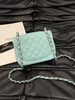 CHANEL 羊皮 薄荷绿 方胖子 斜挎包 商品缩略图1