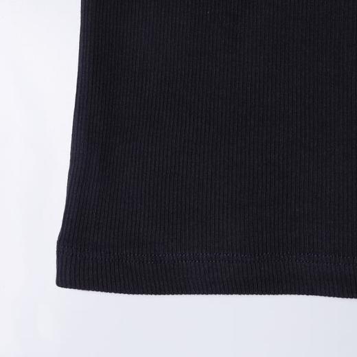 SDSA男装2026新款高贵轻奢潮牌纯色圆领螺纹合身短袖T恤时尚简约 商品图3