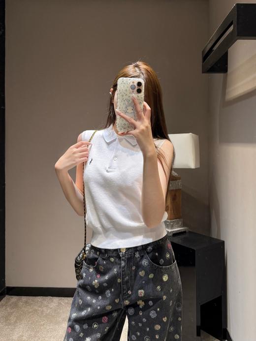 拉夫劳伦 26SS春夏新款 无袖套头翻领polo针织背心（MM） 商品图0