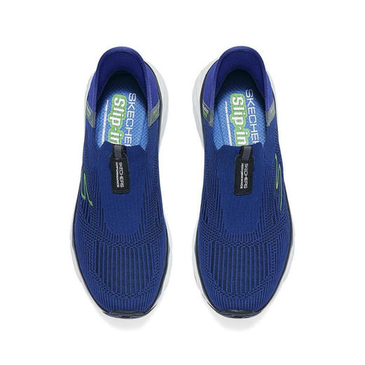 Skechers斯凯奇 男缓震跑步鞋 220389-BLBK 商品图4