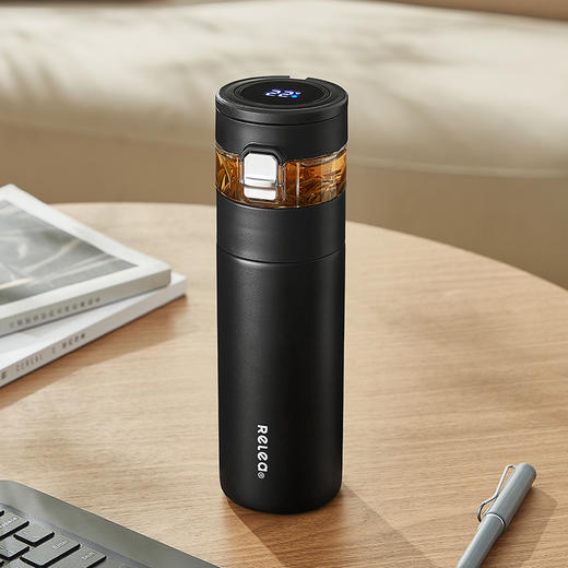 物生物 茗香商务智能泡茶保温杯470ml 6970350845825 商品图2