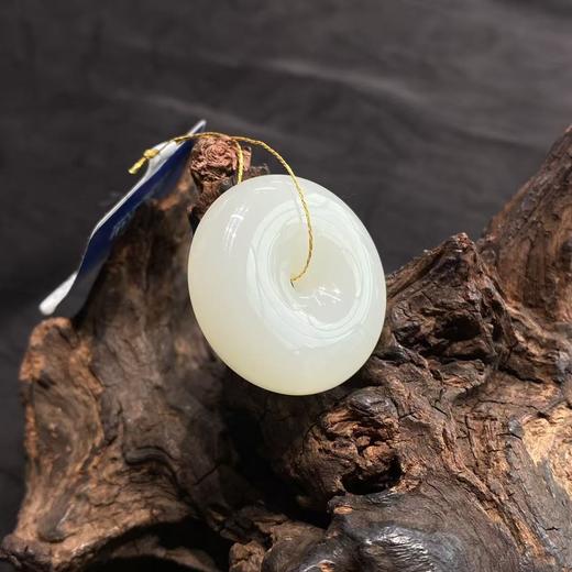 【快抱】【于田产和田玉于田料白玉平安扣27#】出证书，发货1~5天，48小时鉴赏期 商品图2