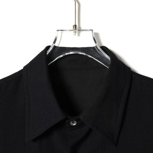 SDSA男装2026新款高贵轻奢极简风小众纯色短袖衬衫百搭时尚上衣 商品图2