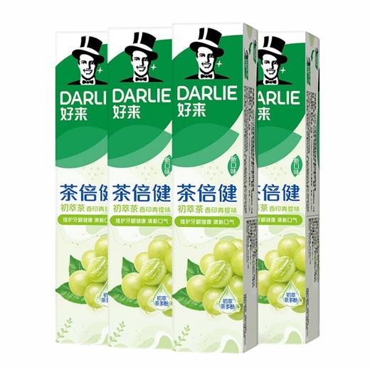 好来 茶倍健初萃茶青提味牙膏160g*4支 CR-160CT4S 商品图0