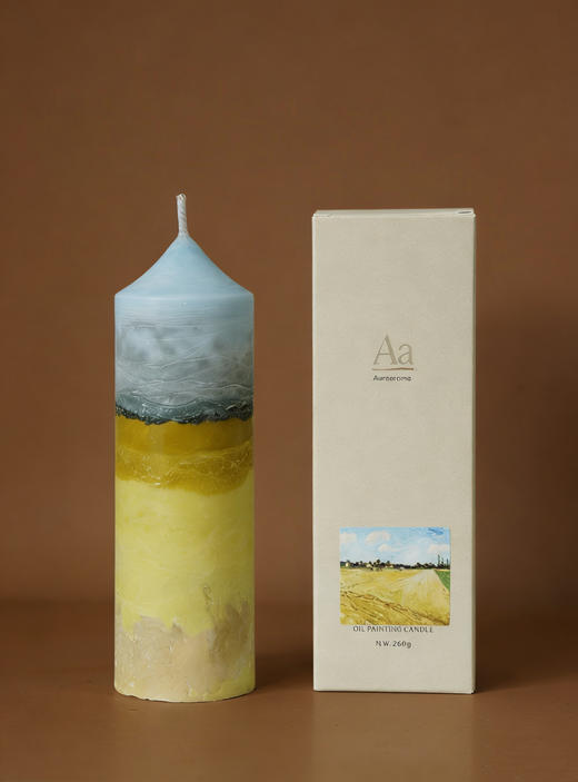 AURAAROMA镜境手作香氛蜡烛油画艺术蜡烛 商品图6