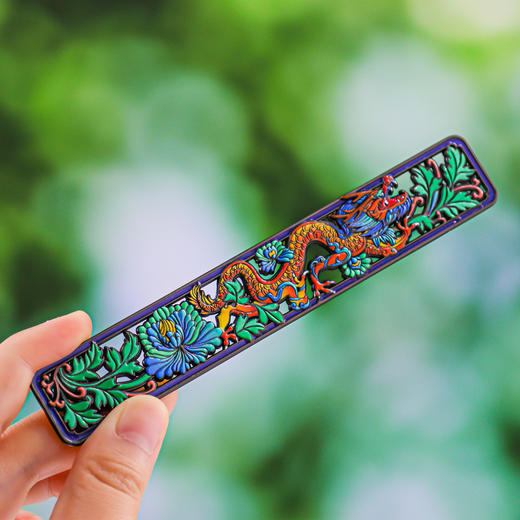 【明代龙纹琉璃浮雕冰箱贴】金属磁吸中国风文创旅游纪念品节日伴手礼 商品图1