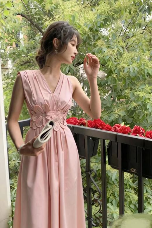 【春假专区】红袖HOPESHOW女装玫瑰连衣裙89226131604 商品图0