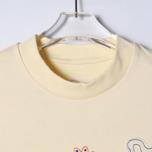 2607SDSA男装2026新款高贵轻奢潮牌花瓶花卉精致刺绣短袖百搭简约上衣 商品图2