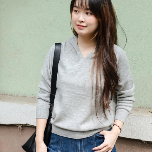 LA BULL连帽羊毛衫|100%绵羊毛，无缝高支工艺，软糯蓬松高质感，6色可选 商品图5