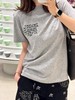 Loe* x Louis Wain联名新款 刺绣猫咪灰调短袖T恤（MM） 商品缩略图1