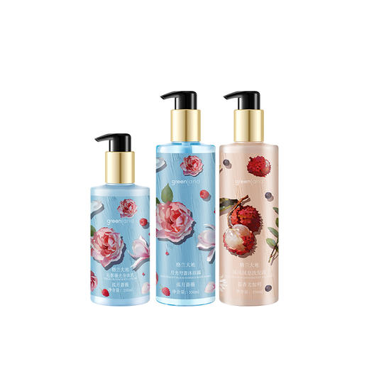 格兰大地 馥郁芳时洗发露350ml+沐浴露350ml+身体乳250ml 6978880700232 商品图0