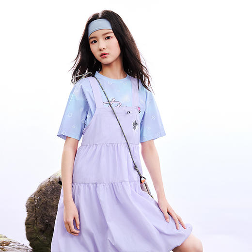 PUMA彪马童装2026夏季新款儿童连衣裙背带裙甜美时尚 商品图1