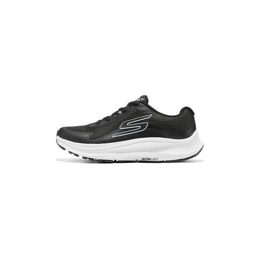 Skechers斯凯奇 女基础跑步鞋 128650-BKW 商品图0