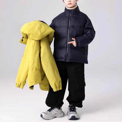 裁缝学苑TS33男女童连帽羽绒服冲锋衣纸样儿童装外套上衣服装打板 商品图3