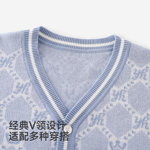 【高定系列】英氏儿童针织衫男童短毛衫外套春夏新款小童毛衫百搭 商品图2