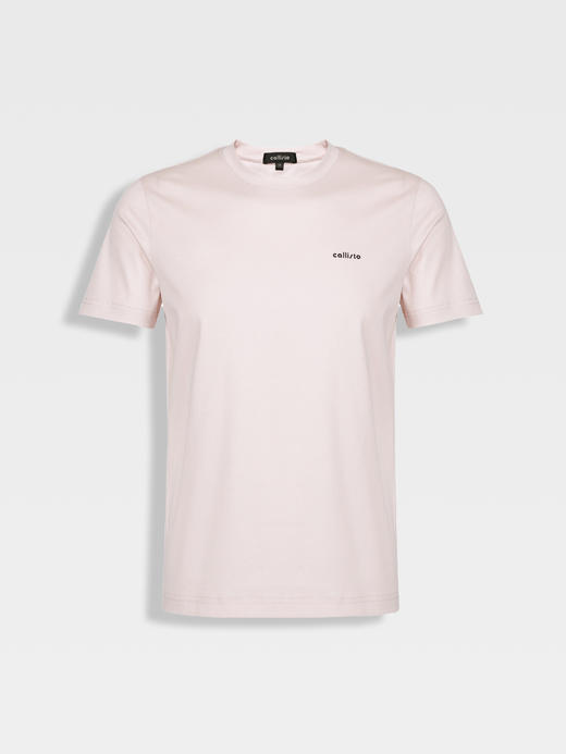 callisto灰色液氨棉基础logoT恤 商品图5