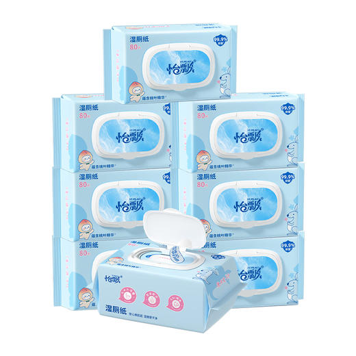 怡飘 湿厕纸80抽*8包 YP80C8B-SC 商品图0