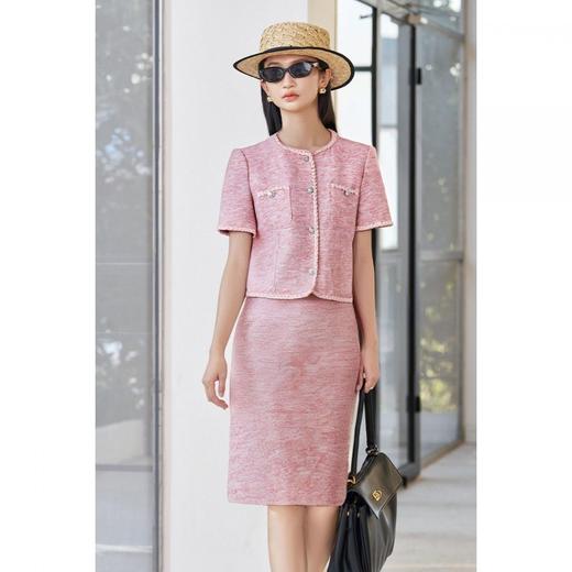 米思阳夏季新款高级感职业套裙通勤气质通勤套装包臀裙5Y25BG3729 商品图4