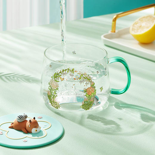 共禾京品 春田花花萌趣玻璃杯 ZFWACOM210001 商品图3