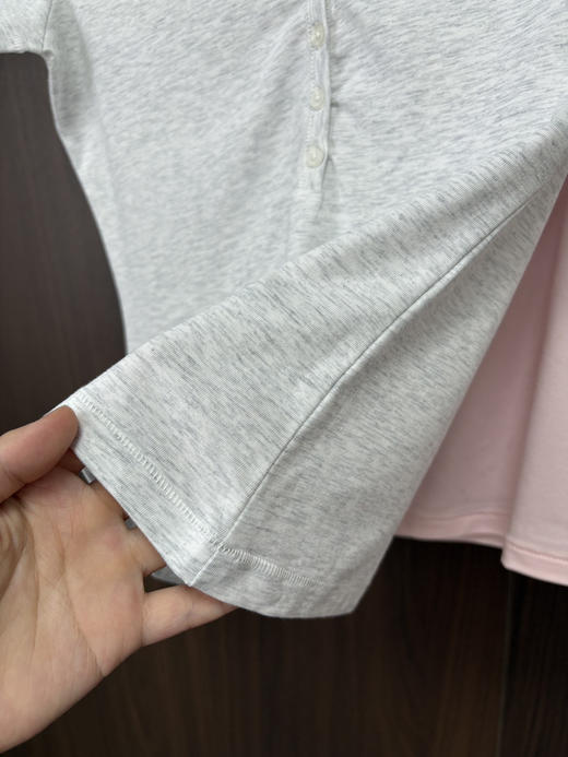 【秒杀价已调 直接拍】保守MM入大一码 不短 new vintage 好经典的百搭 美式复古亨利T恤 商品图11