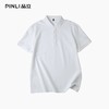 PINLI品立2026夏季新款纯色百搭款纽扣领短袖POLO衫男士上衣体恤GD262112070 商品缩略图6