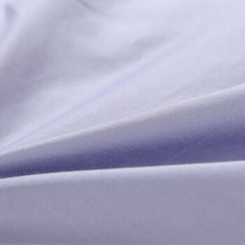 富安娜60S贡缎全棉四件套高支素绣纯棉床品套件双人加大被套230*229cm 商品图0