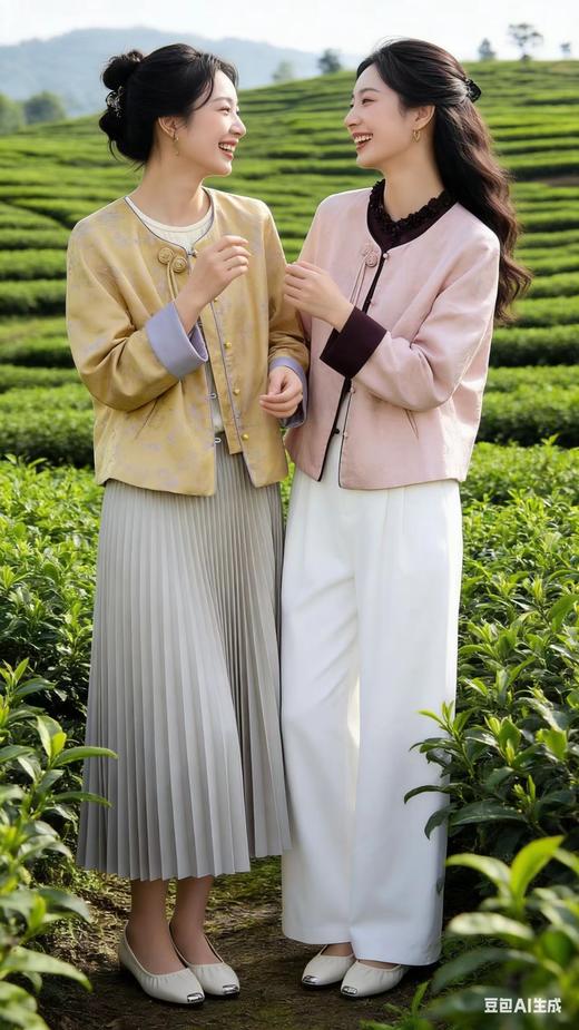 64W018春款外套 新中式国风短款外套 商品图0