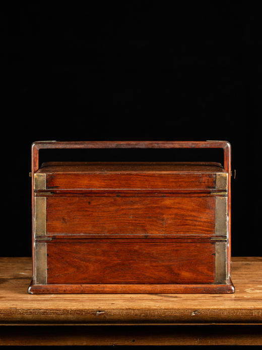 清早期	黄花梨满彻两撞提梁盒 商品图1