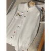 刺绣亚麻衬衣，老钱风高级感，把松弛感焊在身上 商品缩略图4