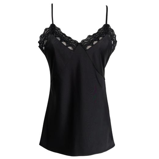 米思阳蕾丝拼接新款小性感吊带衫修身无袖背心1W21BD1062 商品图4