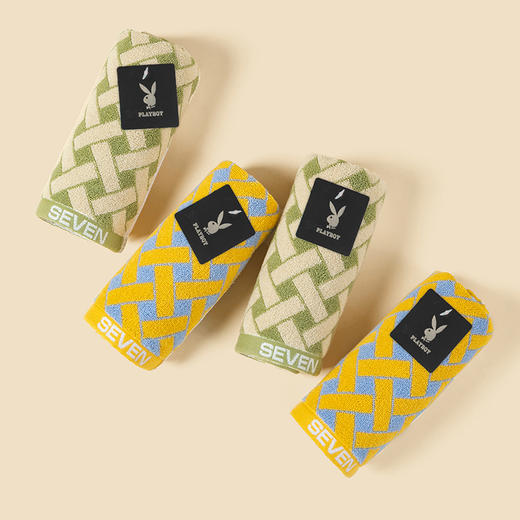 PLAYBOY花花公子 缦织双条（礼盒装）74*34CM HM805-3 商品图1