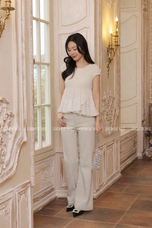 【门店同款】ENJOY夏季满天星烫钻喇叭裤 170498366 商品图2