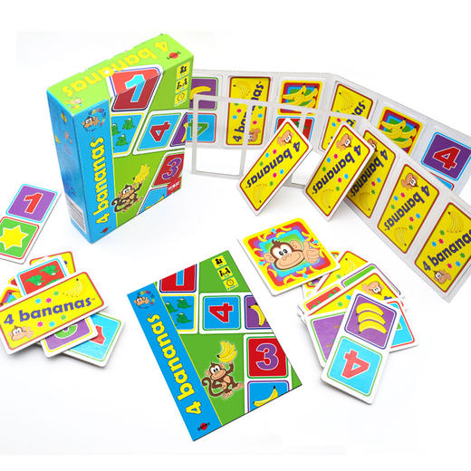 快慢狐 Bright of Swenen 香蕉派对 4bananas 数学思维亲子益智玩具教具幼儿园数感启蒙加减游戏 商品图3