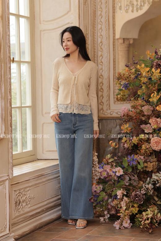 【门店同款】ENJOY夏季细闪烫钻筒喇裤 170498403 商品图0